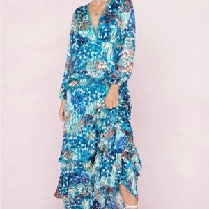 Nasty Gal Floral Cut-out Maxi Dress